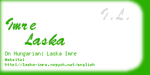 imre laska business card